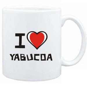  Mug White I love Yabucoa  Cities