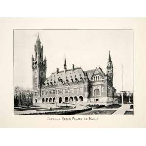 1926 Print Carnegie Peace Palace Hague Netherlands International Court 