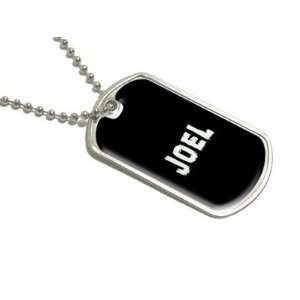  Joel   Name Military Dog Tag Luggage Keychain Automotive