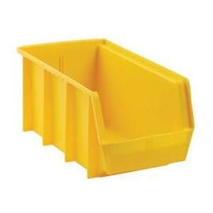  Plastic Stacking Bin 8 1/4x14 3/4x7 Yellow