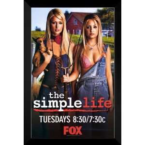 The Simple Life FRAMED 27x40 TV Promo Poster 