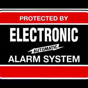  Electronic Alarm System Sticker Arts, Crafts & Sewing