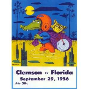  Historic Game Day Program Cover Art   FLORIDA (H) VS 