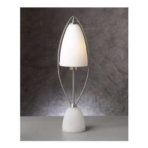  Amaretto Table Lamp in Satin Nickel