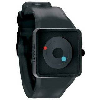 Nixon Mens A116 000 Plastic Analog Black Dial Watch