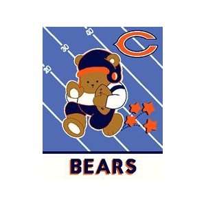  Northwest Chicago Bears Acrylic Triple Woven Jaquard Baby 