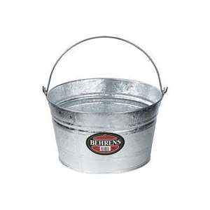  3 PACK GALVANIZED STEEL UTILITY PAIL, Color STEEL; Size 