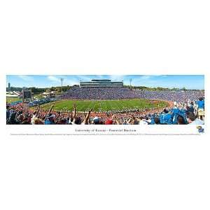    Kansas Jayhawks Memorial Stadium Panoramic Print