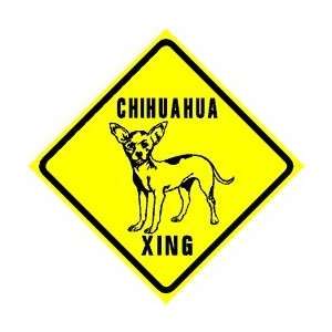  CHIHUAHUA CROSSING sign * street pet dog
