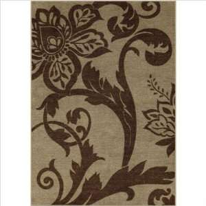   Monterey Taupe Rug Contemporary Floral 22 x 7 (MR110) Furniture
