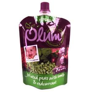 Plum Baby 7 Month Peas with Lamb & Redcurrant 130g  