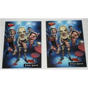  Hollywood Zombies 2 Packs Plus 1 Bonus Card Exclusive Bald 