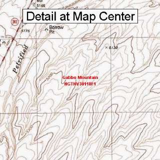   Map   Gabbs Mountain, Nevada (Folded/Waterproof)