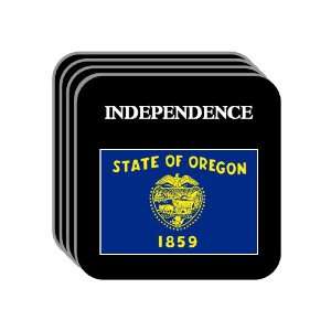  US State Flag   INDEPENDENCE, Oregon (OR) Set of 4 Mini 