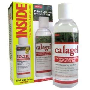  CalaGel Anti Itch Gel 6oz Bottle Free Tecnu Bottle Case 