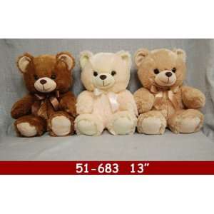   Huggable and Safety,13 Tall Sitting Teddy Bear ,Super Saving,100%