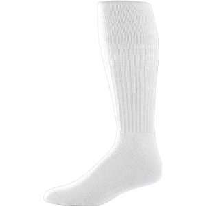  Augusta Youth Knee Length Tube Soccer Socks WHITE YOUTH (TUBE 