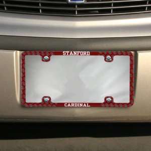 Stanford Cardinal Solid Thin Rim Varsity License Plate Frame