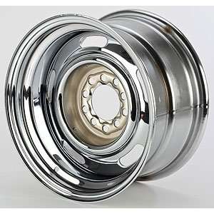    JEGS Performance Products 671230 Chrome Rally Wheel Automotive