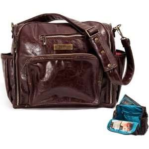   Ju Ju Be Legacy Collection Be Fabulous Brown Teal Interior Diaper Bag