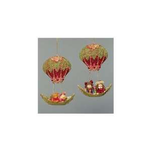  Pack of 8 Vintage Style Hot Air Balloon with Gifts 
