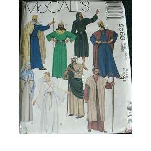 ADULT BIBLICAL COSTUMES SIZES 40 42 MCCALLS PATTERN 5568 FROM ANGEL TO 