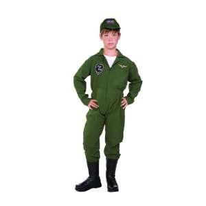  Childs Top Gun Pilot Costume Size Large (12 14) Toys 