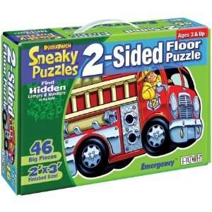    Patch 1305 Sneaky Floor Puzzle  Emergency  Pack of 2 Toys & Games