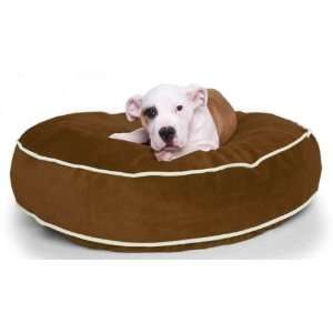    36 in. Round Dog Bed w Microsuede Fabric Cover