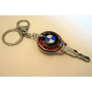 Beautiful BMW Key Chain   with inner Red reflection 