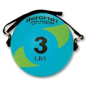  AeroMat Power Yoga / Pilates 6 lb Weight Ball (Gray 