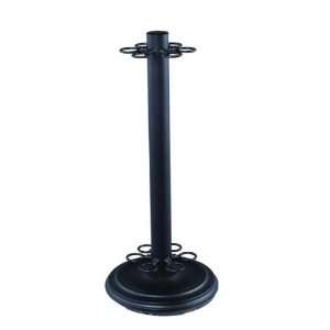  Players Billiard Cue Stand with Metal Frame Finish Bronze 
