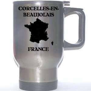  France   CORCELLES EN BEAUJOLAIS Stainless Steel Mug 