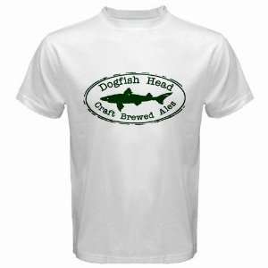  DogFish Head BEER Logo New White T Shirt Size  2XL 