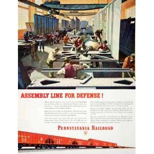  1951 Ad Pennsylvania Railroad Railway U S Navy Locomotive Train 