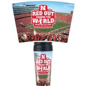  Nebraska Cornhuskers Red Out Travel Mug
