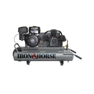  Iron Horse 9 HP 10 Gallon Wheelbarrow Gas Air Compressor 