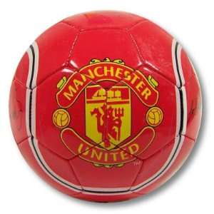  MANCHESTER UNITED OFFICIAL LOGO SIGNATURE SOCCER BALL 