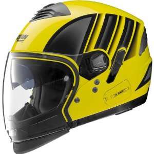   Bike Motorcycle Helmet w/ Free B&F Heart Sticker Bundle   Yellow/Black