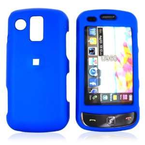  For Samsung Rogue Rubberized Hard Plastic Case Blue 