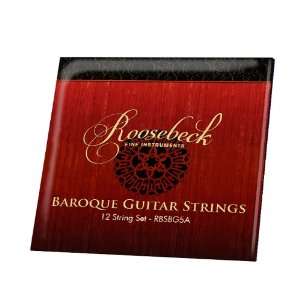  Roosebeck 5 Course Baroque Guitar String Musical 
