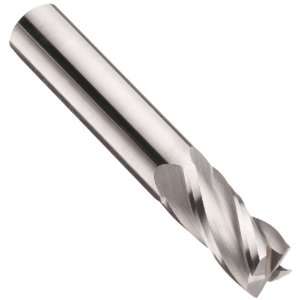 Precision Twist E3304 Solid Carbide End Mills, Uncoated (Bright 
