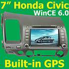   A2DP Radio Car DVD Player GPS Navigation For Honda Civic 2006 2011