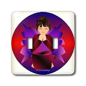 Yves Creations Angels   Angel Baby Girl Praying   Light Switch Covers 