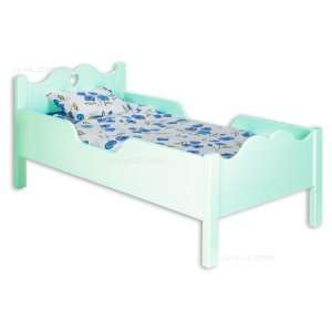  Scalloped Toddler Bed Pastel Green