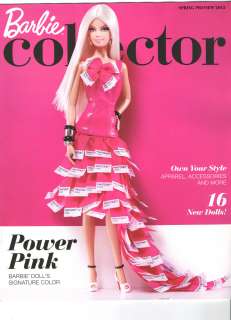 SPRING PREVIEW 2012 BARBIE COLLECTOR CATALOG POWER PINK 16 New Dolls 