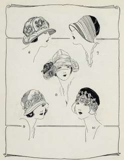 MILLINERY HOW TO MAKE 1920s VINTAGE HATS 9 ITEMS ON CD  