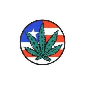  NSI   Mini Marijuana Pot Leaf   Sticker / Decal 