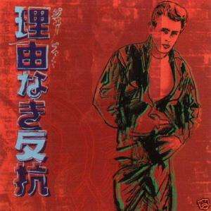 Andy Warhol Rebel Without A Cause James Dean rare  