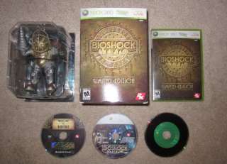 BioShock Limited Edition + SEALED Big Daddy figure (Xbox 360 